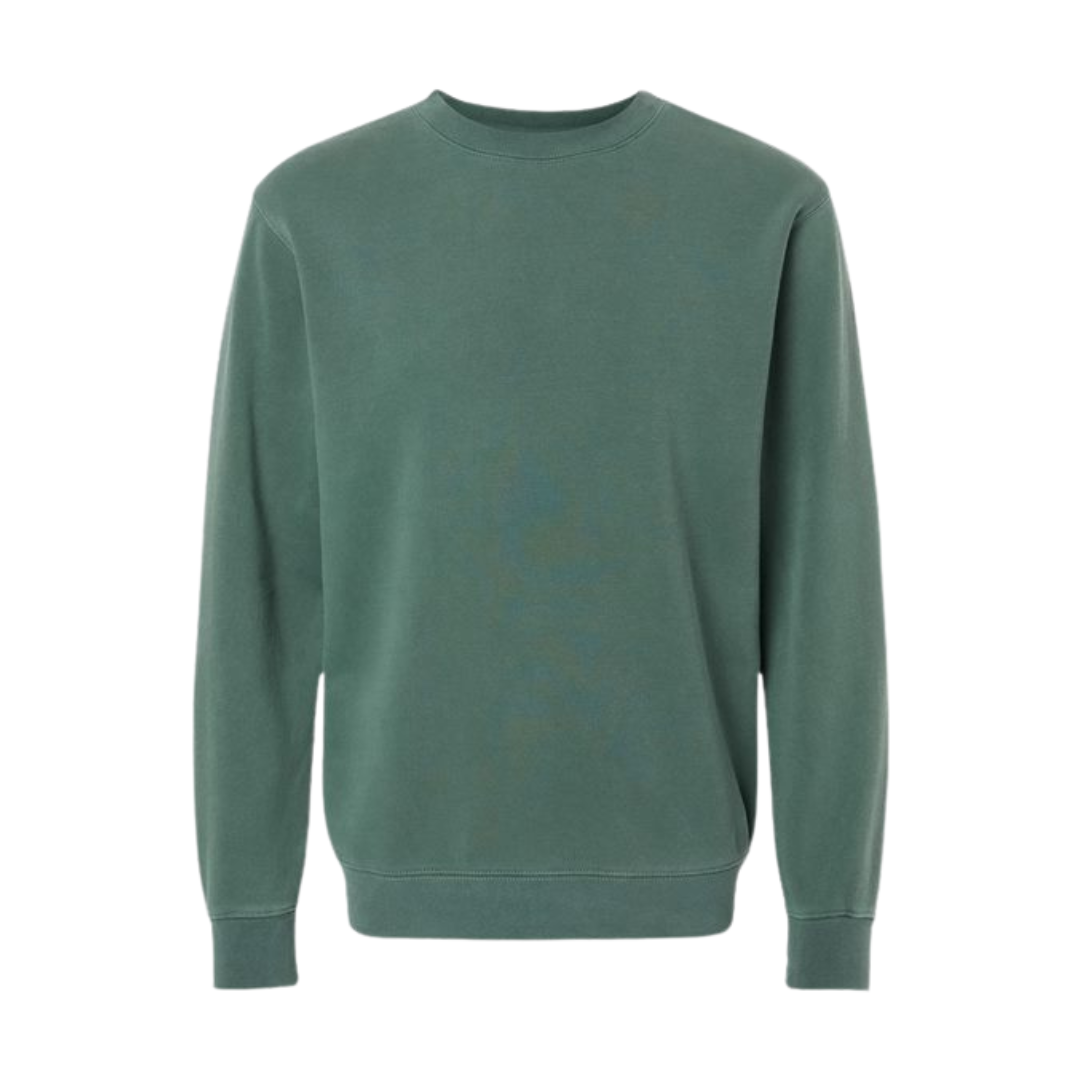 Pigment-Dyed Alpine Green Crewneck